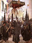 Joaquin Sorolla Seville s Holy Week oil painting reproduction